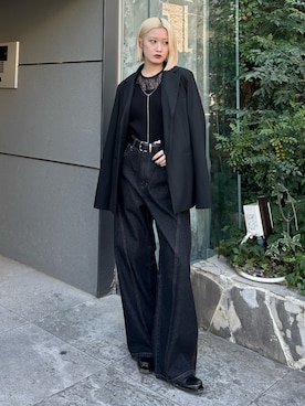 mi-さん（レディース・156cm）の冬コーディネート