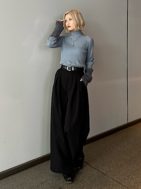 「アイテム（ファッション雑貨）」を使った、mi-さん（レディース・156cm）の秋コーディネート