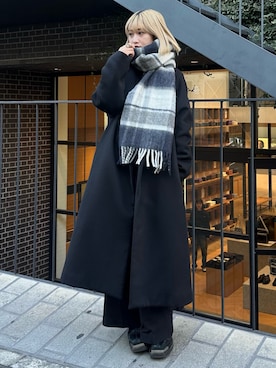 「Lui's（ルイス）のアイテム（その他アウター）」を使った、mi-さん（レディース・156cm）の秋コーディネート