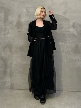 「Lui's（ルイス）のアイテム（ジャケット/アウター）」を使った、mi-さん（レディース・156cm）の春コーディネート