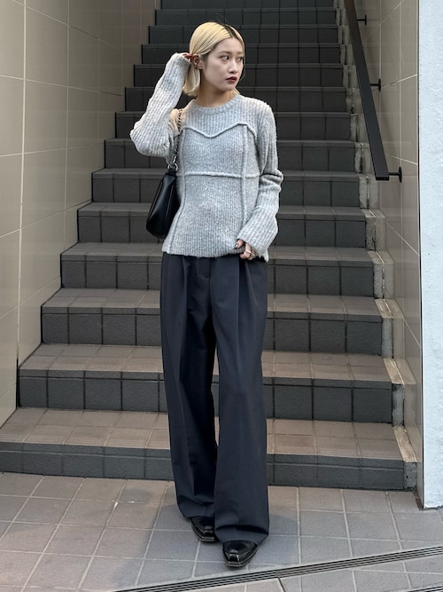 セール】《-3キロ見え》2タックベーシックワイドパンツ（スラックス