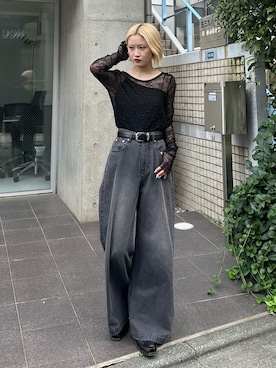「Lui's（ルイス）のアイテム」を使った、mi-さん（レディース・156cm）の夏コーディネート