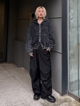 「Lui's（ルイス）のアイテム」を使った、mi-さん（レディース・156cm）の秋コーディネート