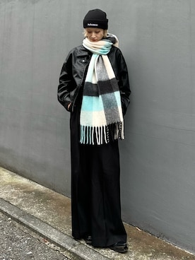 「モノトーンスタイル」｜mi-さん（レディース・156cm）の秋コーディネート