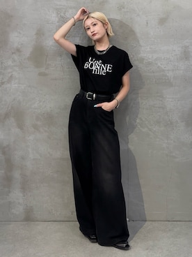 「アイテム（ネックレス）」を使った、mi-さん（レディース・156cm）の夏コーディネート