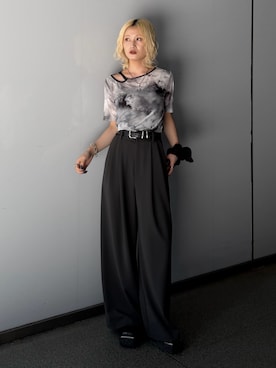 「Lui's（ルイス）のアイテム」を使った、mi-さん（レディース・156cm）の夏コーディネート