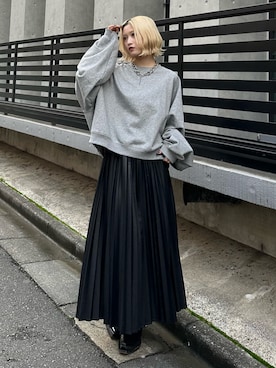 「モノトーンスタイル」｜mi-さん（レディース・156cm）の秋コーディネート