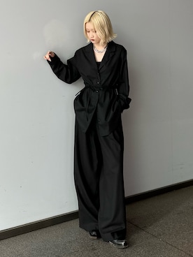 「Lui's（ルイス）のアイテム（トップス）」を使った、mi-さん（レディース・156cm）の春コーディネート