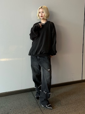 mi-さん（レディース・156cm）の冬コーディネート