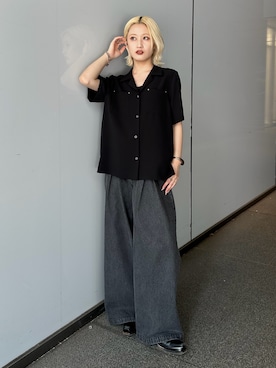 「Lui's」｜mi-さん（レディース・156cm）の夏コーディネート