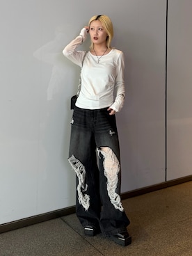 mi-さん(レディース・156cm)の夏コーディネート