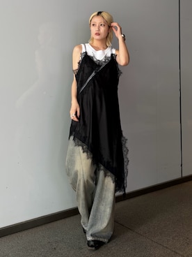 「Lui's（ルイス）のアイテム」を使った、mi-さん（レディース・156cm）の夏コーディネート