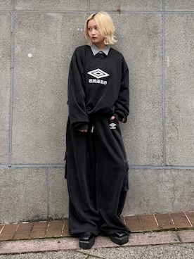 「Lui's（ルイス）のアイテム（トップス）」を使った、mi-さん（レディース・156cm）の秋コーディネート