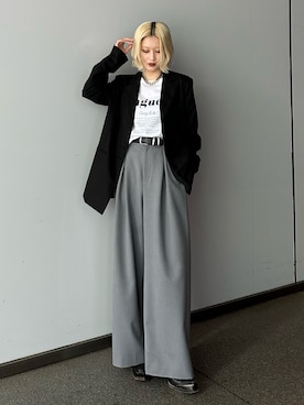 「Lui's（ルイス）のアイテム（ジャケット/アウター）」を使った、mi-さん（レディース・156cm）の春コーディネート