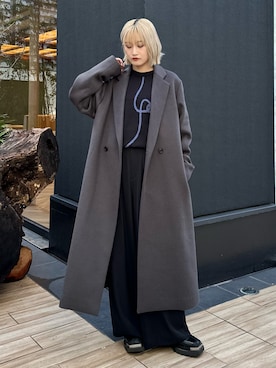 「Lui's（ルイス）のアイテム（その他アウター）」を使った、mi-さん（レディース・156cm）の秋コーディネート