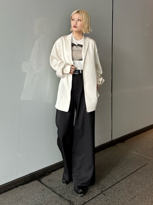 CULLNI/クルニ】テーラードZIPシャツ（シャツ/ブラウス