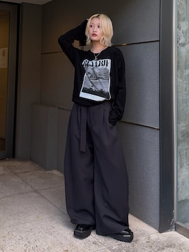 「Lui's（ルイス）のアイテム」を使った、mi-さん（レディース・156cm）の秋コーディネート
