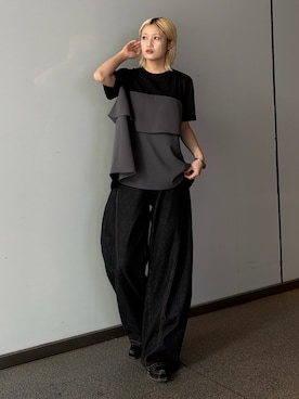 「Lui's（ルイス）のアイテム」を使った、mi-さん（レディース・156cm）の夏コーディネート