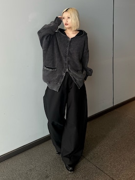 mi-さん(レディース・156cm)の冬コーディネート