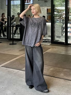 「Lui's（ルイス）のアイテム」を使った、mi-さん（レディース・156cm）の夏コーディネート