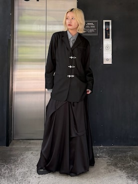 「Lui's（ルイス）のアイテム（トップス）」を使った、mi-さん（レディース・156cm）の秋コーディネート