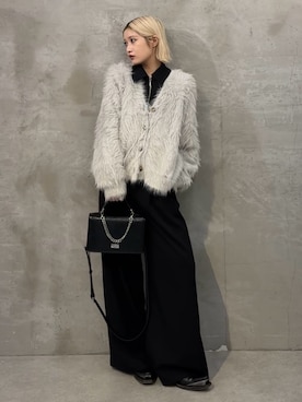 「アイテム（テーラードジャケット）」を使った、mi-さん（レディース・156cm）の冬コーディネート