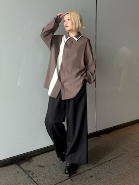 「CULLNI（クルニ）のアイテム」を使った、mi-さん（レディース・156cm）の夏コーディネート
