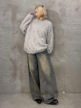 「Lui's（ルイス）のアイテム」を使った、mi-さん（レディース・156cm）の冬コーディネート