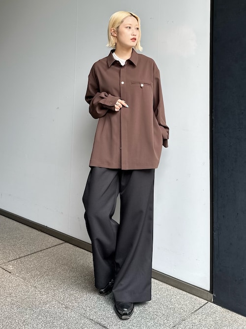 CULLNI クルニ　シャツ CULLNI（クルニ） シャツ 「CULLNI/クルニ」ボタンダウンZIPシャツ