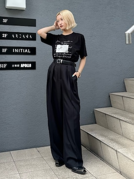 「Lui's（ルイス）のアイテム」を使った、mi-さん（レディース・156cm）の夏コーディネート