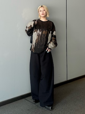 「モードストリート」｜mi-さん（レディース・156cm）の夏コーディネート