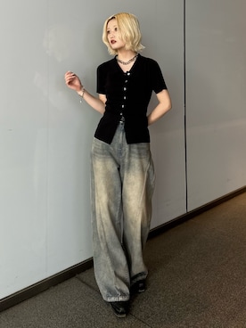 「Lui's（ルイス）のアイテム」を使った、mi-さん（レディース・156cm）の春コーディネート