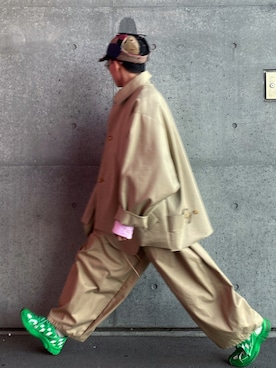 「KIKO KOSTADINOV（キコ コスタディノフ）のアイテム（シューズ）」を使った、まさきさん（メンズ・170cm）の春コーディネート