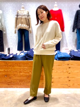 「158cmコーデ」｜「アイテム（アクセサリー）」を使った、07ayumnさん（レディース・158cm）の冬コーディネート