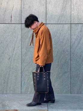 「LEMAIRE（ルメール）のアイテム（その他アウター）」を使った、kf052さん（メンズ・170cm）の夏コーディネート