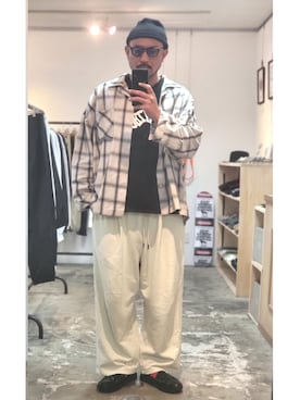 「WILLY CHAVARRIA（ウィリーチャバリア）のアイテム」を使った、improveokayamaさん（メンズ・178cm）の春コーディネート