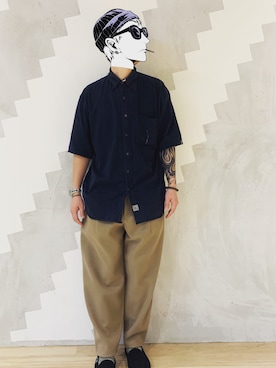「Dustyのアイテム」を使った、hkfreewearさん（メンズ・180cm）の冬コーディネート