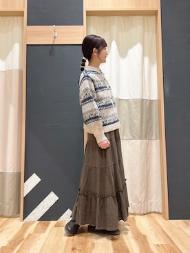 かーびぃさん（レディース・157cm）の冬コーディネート