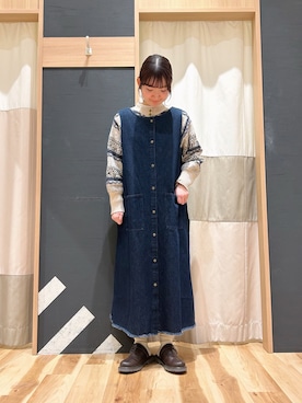 かーびぃさん（レディース・157cm）の冬コーディネート