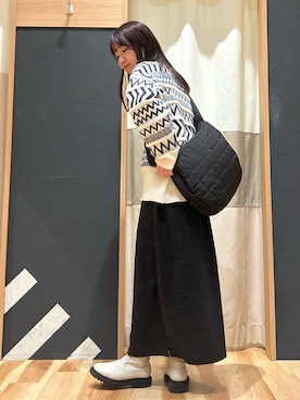 かーびぃさん（レディース・157cm）の冬コーディネート