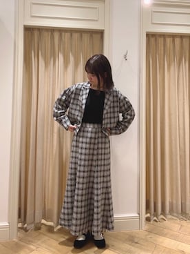 かーびぃさん（レディース・157cm）の冬コーディネート