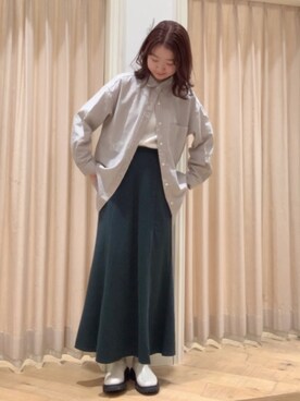 かーびぃさん（レディース・157cm）の秋コーディネート