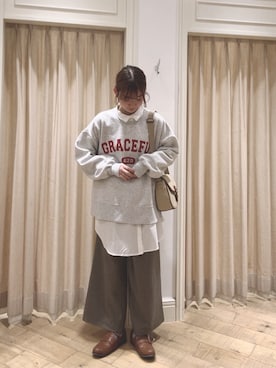 かーびぃさん（レディース・157cm）の秋コーディネート