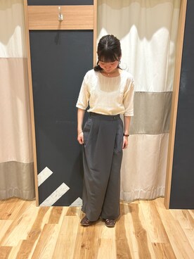 かーびぃさん（レディース・157cm）の春コーディネート