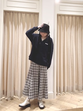 かーびぃさん（レディース・157cm）の冬コーディネート