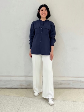 「オンオフ兼用」｜「アイテム（その他）」を使った、TOMOMIさん（レディース・165cm）の春コーディネート