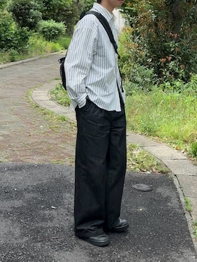 「リジットデニム」｜もみさん（メンズ・176cm）の春コーディネート