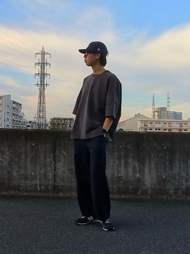 「アイテム（帽子）」を使った、もみさん（メンズ・176cm・20代）の秋コーディネート
