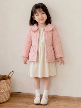 「aimoha（アイモハ）のアイテム」を使った、aimoha-kids-さん（キッズ・110cm）の秋コーディネート