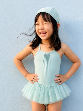 「aimoha（アイモハ）のアイテム」を使った、aimoha-kids-さん（キッズ・128cm）の夏コーディネート
